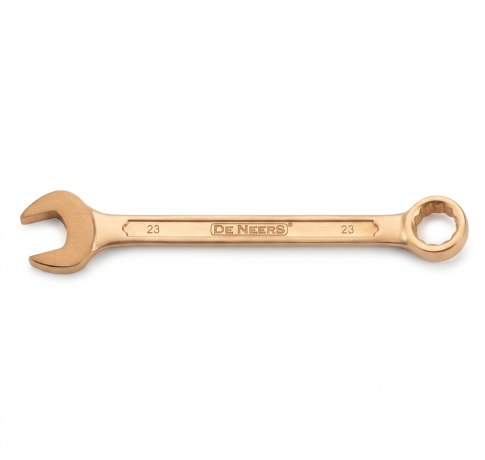 DE NEERS 23 mm Beryllium Copper Combination Spanner