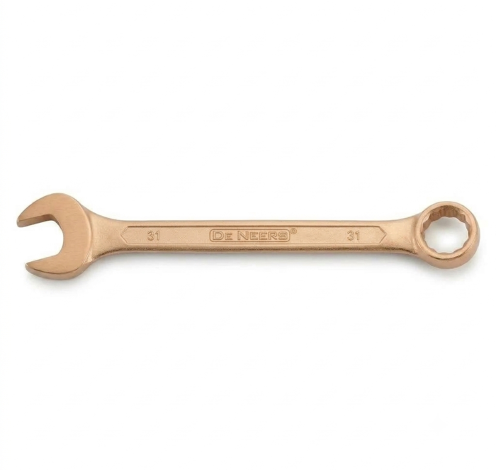 DE NEERS 31mm Be-Cu Combination Spanner Non-Sparking