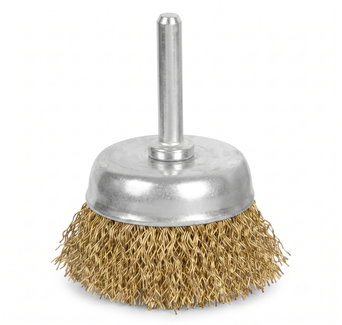 Ultra TOUCH Spindle Mounted Cup Type Wire Brush