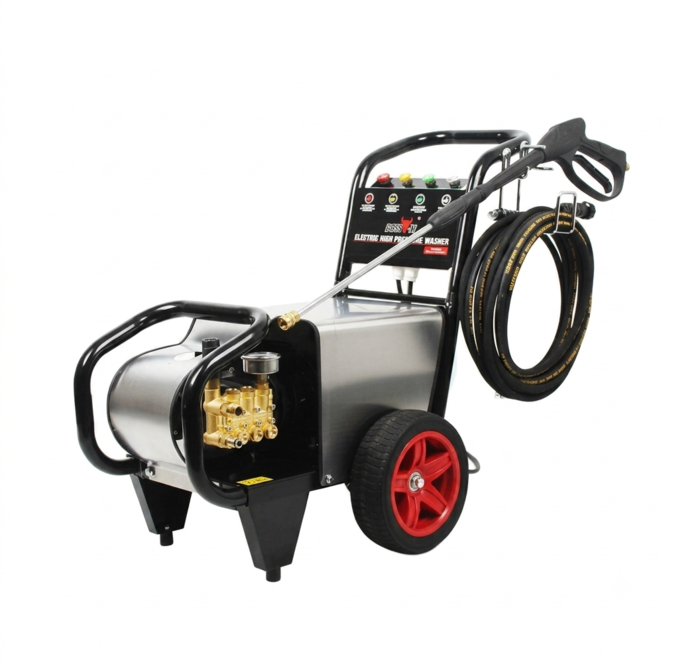 BISON ET4-4 Electric High Pressure Washer 200 Bar