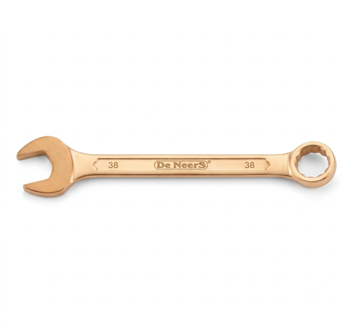 DE NEERS 38 mm Non-Sparking Beryllium Copper Combination Spanner - Image 2