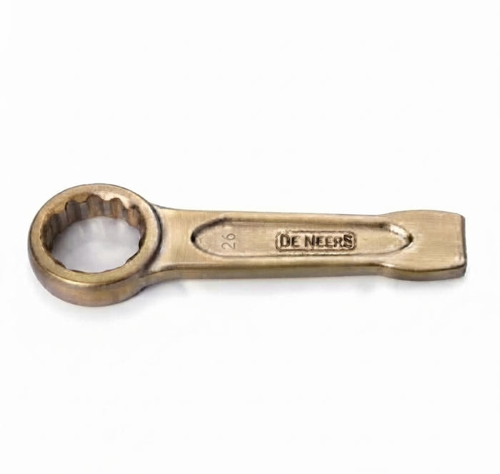 DE NEERS 26 mm Slogging Ring Spanner - Non-Sparking AL-BR