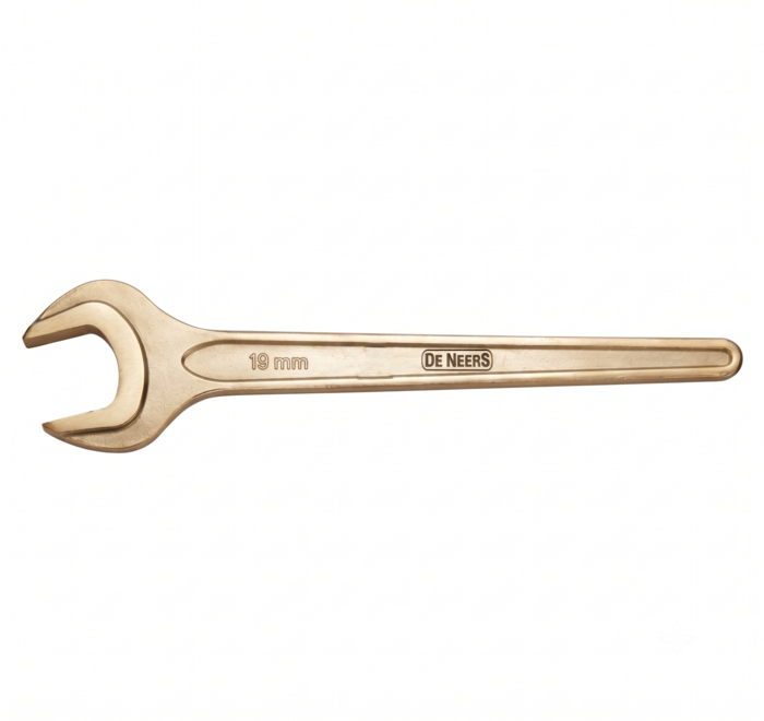 DE NEERS 19 mm Single Open End Spanner BE-CU
