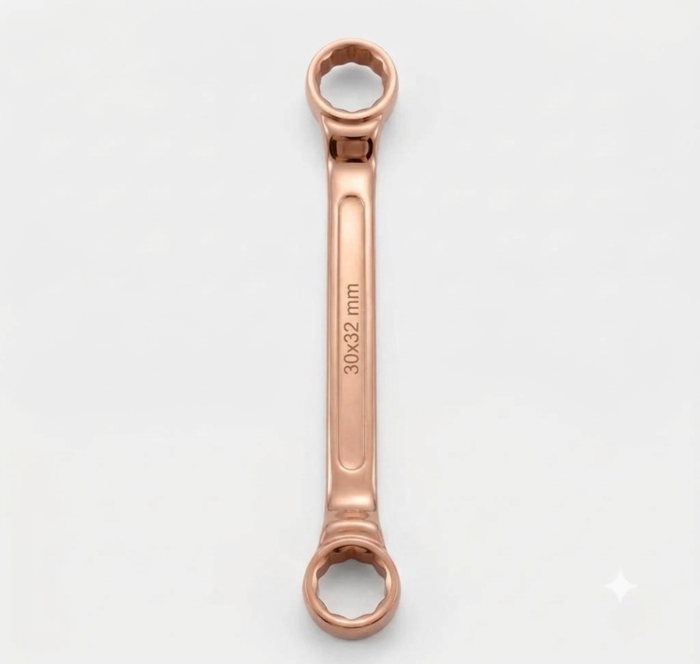 DE NEERS 30x32 mm Be-Cu Ring Spanner DN-15427