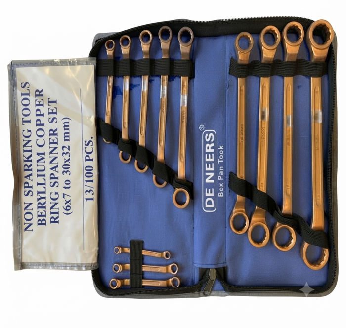 DE NEERS Beryllium Copper Ring Spanner Set DN-15593