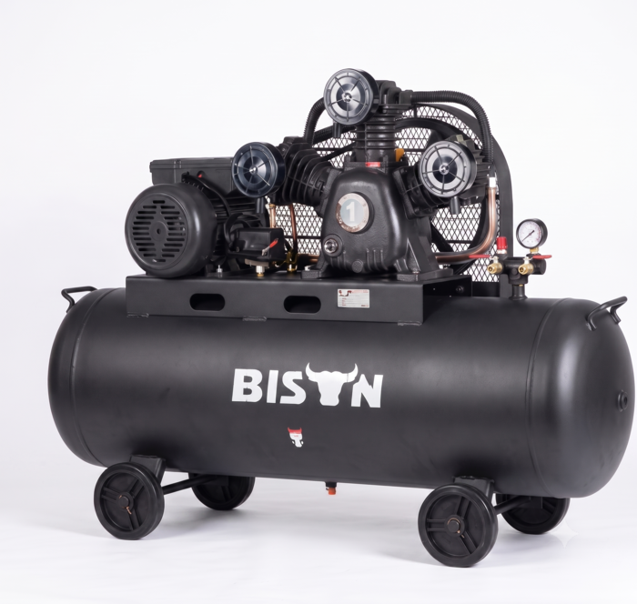 BISON 200L 7.5HP Industrial Air Compressor 380V - Image 2