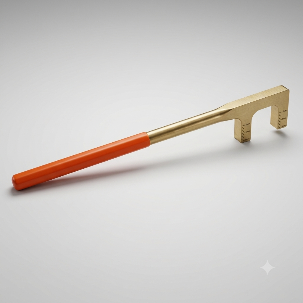 DE NEERS BE-CU Valve Handle 48x375mm
