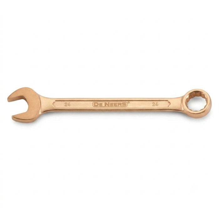 DE NEERS 24 mm Combination Spanner BE-CU Non-Sparking