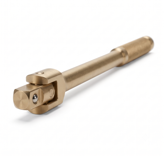 DE NEERS 3/4 Inch 286mm Non-Sparking Swivel Handle