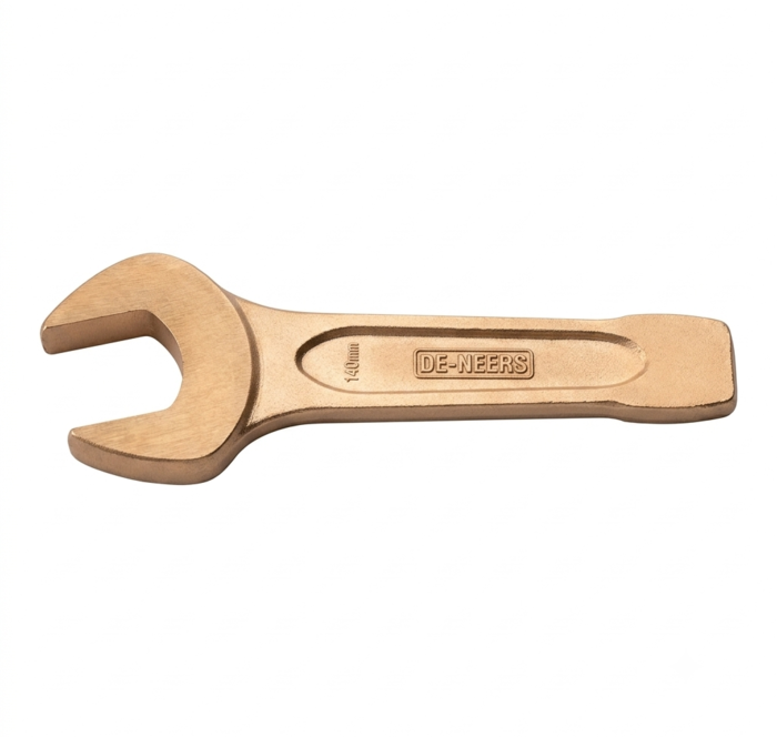 DE NEERS 140 mm Non Sparking Slogging Open Ended Spanner