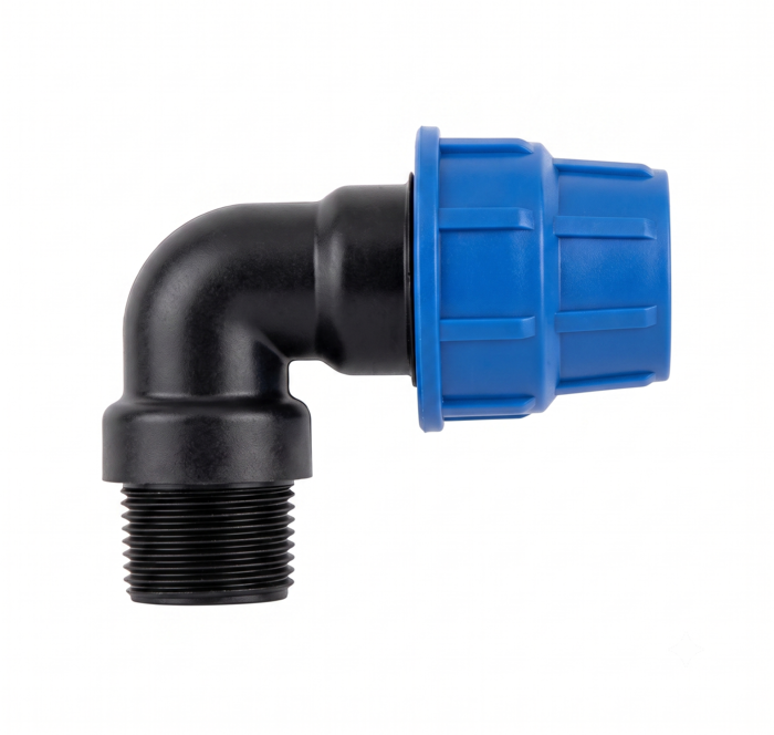 90 Degree Elbow with Threaded Male Off Take