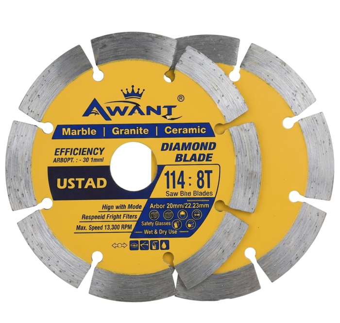 Xtra-Power Awant Ustad Diamond Saw Blade 4 Inch and 5 Inch