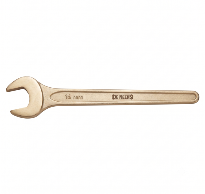 DE NEERS 14mm Single Open End Spanner BE-CU