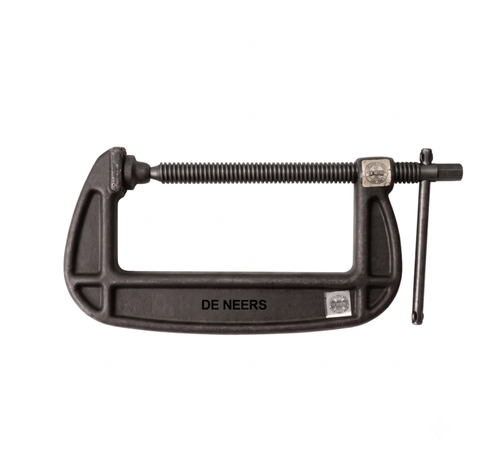 DE NEERS 80mm Beryllium Copper C-Clamp Non-Sparking