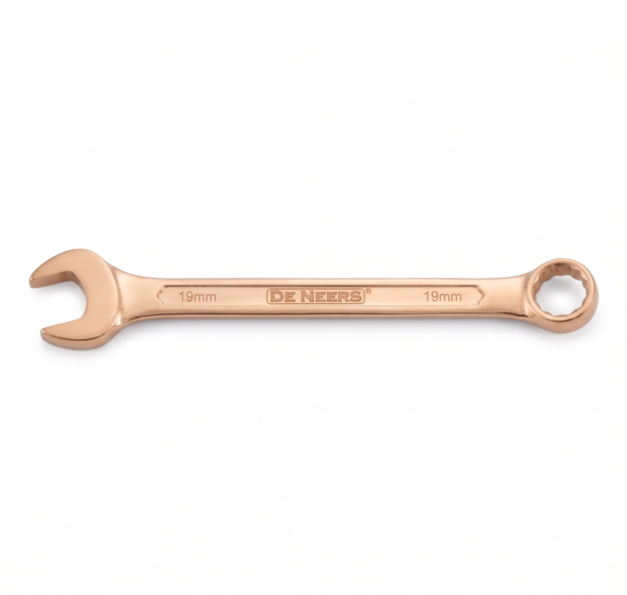 DE NEERS 19 mm Be-Cu Non-Sparking Combination Spanner