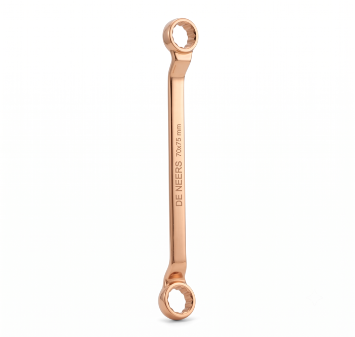DE NEERS 70x75 mm Be-Cu Ring Spanner DN-15438