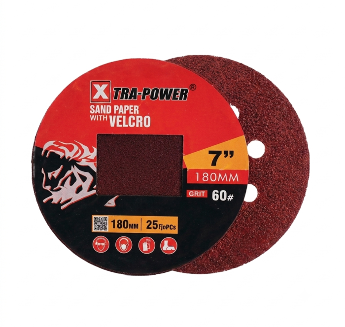 Xtra-Power Velcro Sanding Discs - Various Sizes and Grits