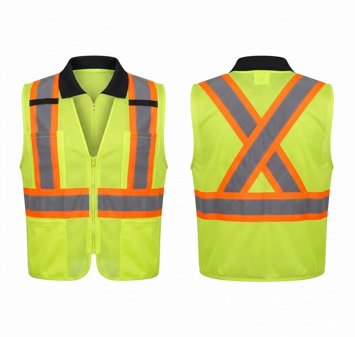 Payuh Reflective Hi-Vis Safety Vest with Pockets