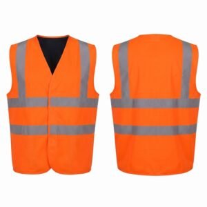 blue · Flap Pocket — Payuh Ultra Reflective Safety Vest with Zipper and Pockets