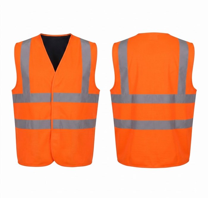 Payuh Ultra Reflective Safety Vest with Zipper and Pockets
