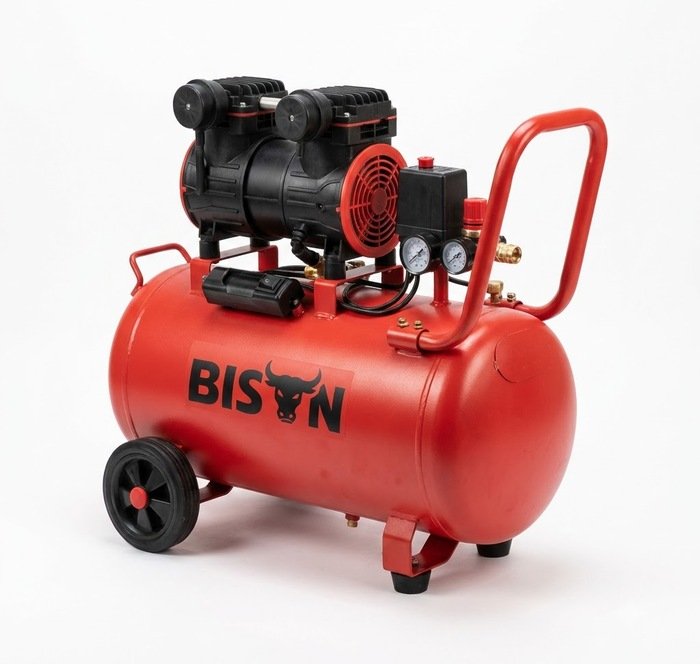 BISON 50L Electric Air Compressor 1.5KW 2.0HP