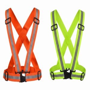 blue — Payuh Reflective Safety Cross Belt High Visibility Vest