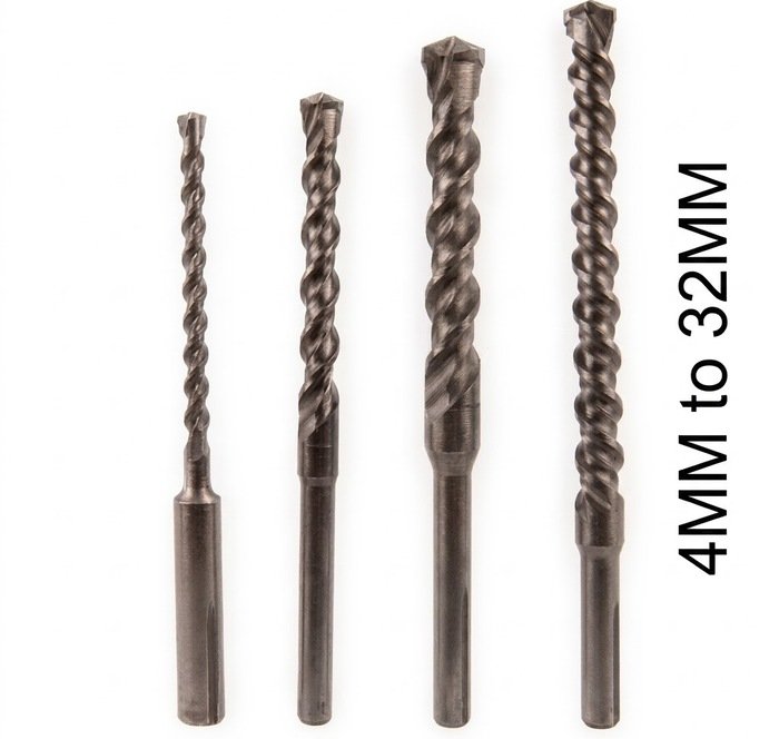 Xtra Power SDS Plus Hammer Drill Bits for Concrete Masonry